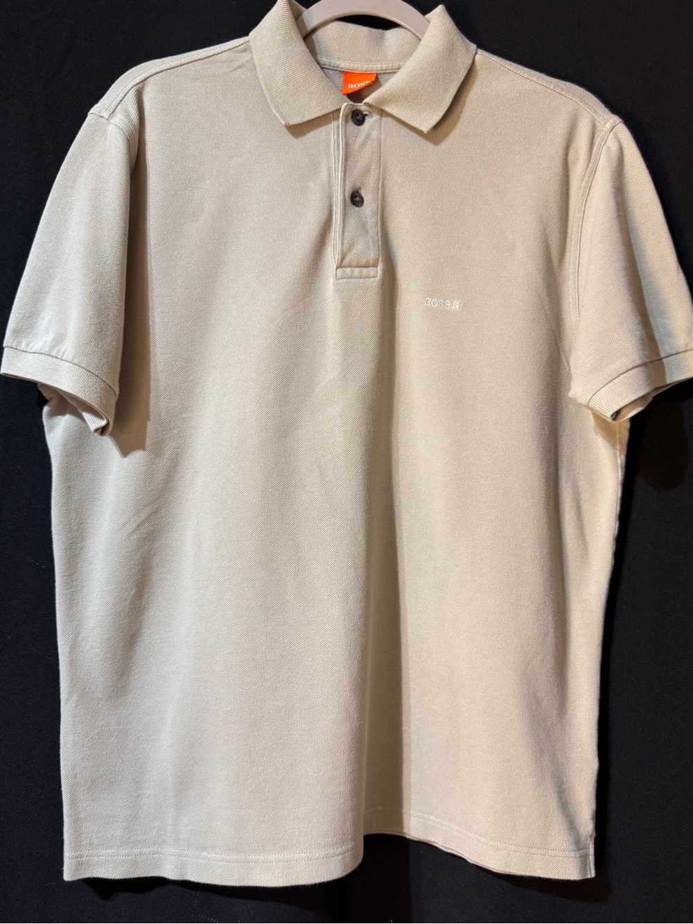 Hugo Boss BOSS Orange Men’s Polo Shirt Beige Size M